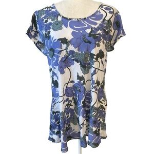 Masai Womens Marlin Blue Tunic Blouse